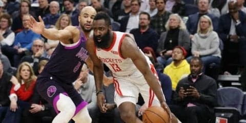 ジェームズ・ハーデンがNBA史上2位タイとなる31試合連続30得点超えを達成