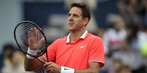 デル ポトロが約4ヵ月ぶりにツアー復帰。初戦で西岡と激突[ATP250 デルレイビーチ]