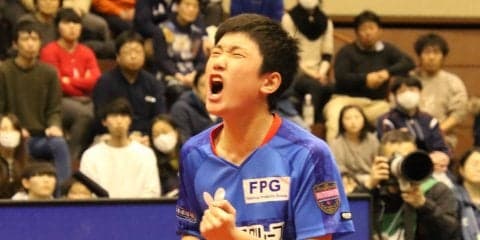 【卓球・トップ12】張本「仙台だから優勝できた」 地元で歓喜の初優勝