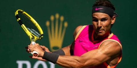 ナダルがベスト8進出。世界113位を相手に危なげなく勝利[ATP1000 インディアンウェルズ]