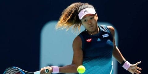 【速報】大坂なおみが逆転で第1セットを先取。世界27位スーウェイとの3回戦[マイアミ・オープン]