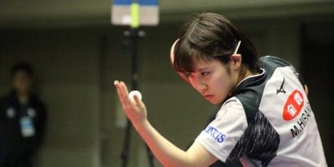 【卓球】平野美宇が準々決勝進出　Tリーグチームメイト対決を制す＜アジアカップ＞