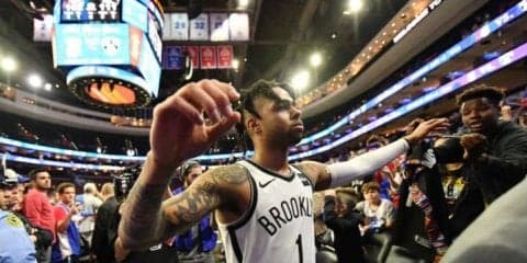 敵地で先勝したネッツ、立役者のディアンジェロ・ラッセル「このチームは楽しい」