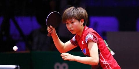 【卓球】佐藤瞳、中国に肉薄　複でメダル獲りへ＜世界卓球2019＞