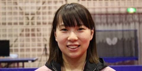 【卓球】「真っ赤に染めました」　松平志穂の色鮮やかな髪色が“カッコイイ”と話題