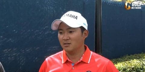 今平周吾「戦えそうな感じはある」　4オーバー91位で2日目へ