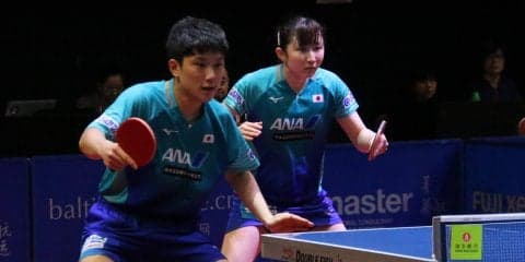 【卓球】早田「相性は悪くない」 張本・早田組、第1シードに惜敗も手応え＜香港OP＞