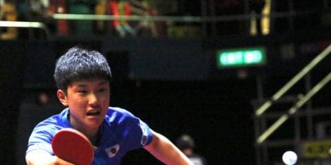 【卓球】張本「絶対に負けられない」 準々決勝は水谷との日本人対決＜香港OP＞