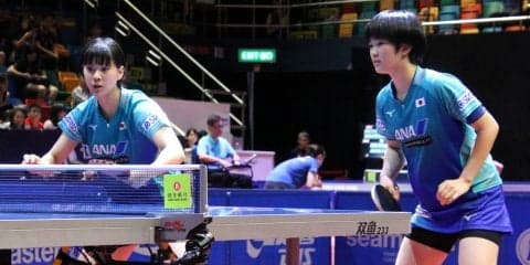 【卓球】14歳木原・16歳長崎、中国ペアに敗れるも価値あるベスト4＜香港OP・女子複＞