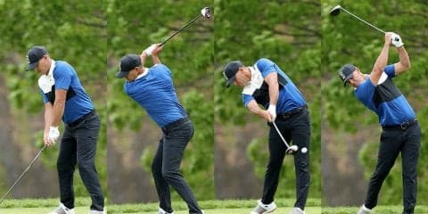 全米OP優勝候補筆頭の「メジャー・モンスター」ブルックス・ケプカのスイングを体感する“前後軸ドリル”