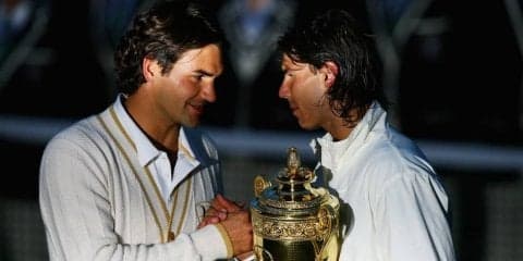 フェデラーVSナダルが実現。伝説の2008年決勝以来となる聖地での対戦へ[ウィンブルドン]