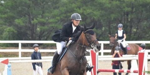 【馬術部】 原田が減点１２で完走！