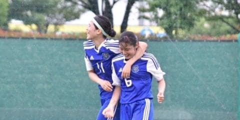 【サッカー部女子】　４－０で勝利し、２回戦進出！