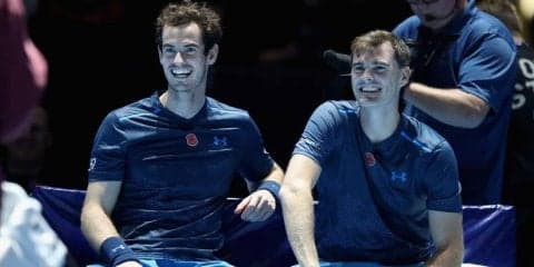 アンディ・マレーとジェイミー・マレーの兄弟ダブルス・ペア再び！
