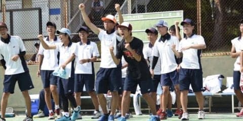 【ソフトテニス部男子】 まさかの３回戦敗退