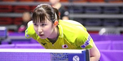 早田ひな、中国選手にストレート勝利＜卓球・ブルガリアオープン＞