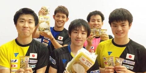 全農、卓球日本代表を“食”でサポート　ブルガリアOPで寿司PRも