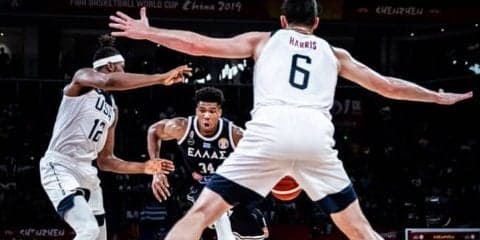 ヤニス・アデトクンボに決定的な仕事をさせなかったアメリカ代表、ギリシャを撃破