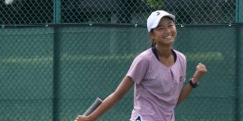 【庭球部女子】　最終戦でチーム初勝利！
