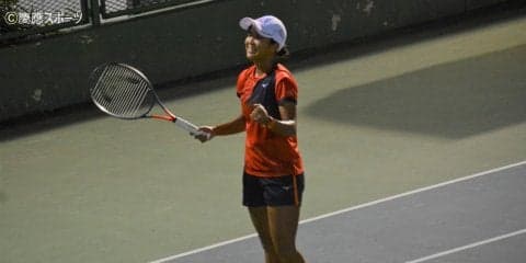 【テニス（女子）】最後は末野が決めた！春に続き早大に勝利！／関東大学テニスリーグ早大戦兼女子第１０３回早慶対抗庭球試合