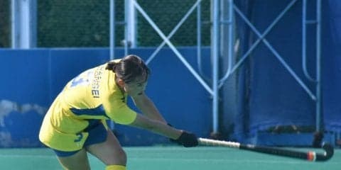【陸上ホッケー部女子】　大体大に大勝で開幕！