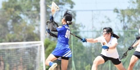 【ラクロス部女子】リーグ戦山場の同大戦に勝利！