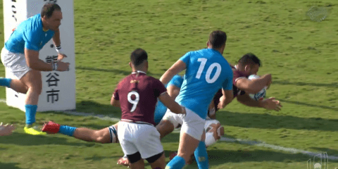 ジョージアが終始ウルグアイを圧倒！33－7で勝利し勝ち点5をマーク