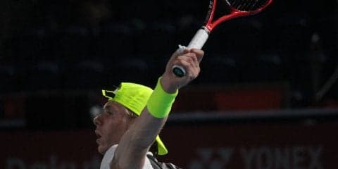 見なきゃ損！？シャポバロフの片手バックハンド！楽天OP注目の若手選手！