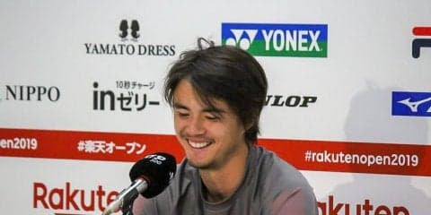 ダニエル太郎 サーブの参考は「キリオスの30％」。100％だと「やばいことになりそう」