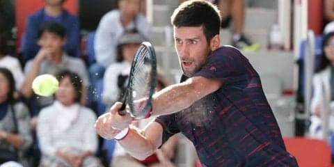 ジョコビッチ「私の妻は皇帝」とジョーク。ゴファンに快勝し楽天OP決勝へ