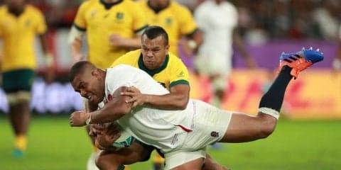 イングランド4トライ！前回大会準優勝のオーストラリアを40－16で撃破し準決勝一番乗り