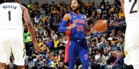 デリック・ローズがクラッチタイムにアシスト連発、ピストンズが開幕の接戦を制す