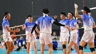 女子はフルセットで誠英が勝利　男子は不来方が３回戦進出　春高バレー速報（８）