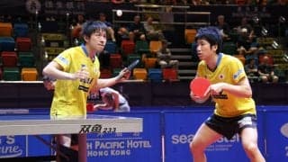 【卓球】丹羽・水谷のサウスポーペアまさかの初戦敗退＜香港OP・男子複＞