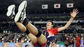 男子は東山が初優勝　駿台学園を圧倒　春高バレー速報（１）