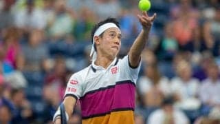 錦織圭のサイン入りラケットが賞品。リフティングコンテストに加藤未唯も挑戦