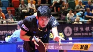 【卓球】吉村真晴、リオ五輪でも見せた得意の“背面打ち”を披露