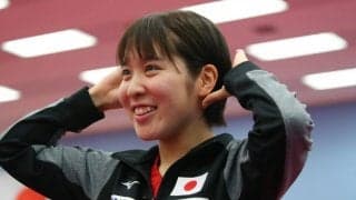 平野美宇、卓球リフティング×スクワットを披露　「かわいいが勝ってしまう」の声も