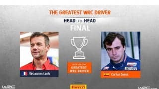 WRC.com「最も偉大なWRCドライバー決定戦」ファイナル ローブ対サインツの投票を受付中