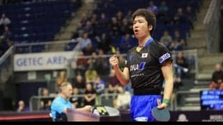 水谷隼、“全力熱男”披露　「パワーもらいました」「最高」と絶賛コメント多数