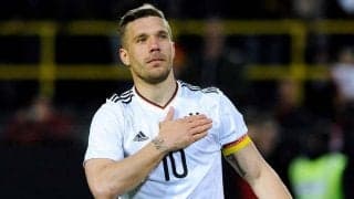 35歳ポドルスキ、代表引退戦の鮮烈ミドルに再脚光「驚異の左」「最高の選手の1人」