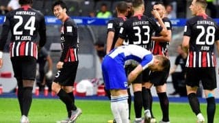 鎌田が逆転弾アシスト！ フランクフルトが後半の4発で10人のヘルタに勝利！《ブンデスリーガ》