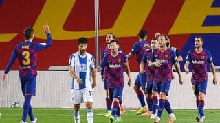 スアレス弾で逃げ切ったバルセロナが10人同士のダービーを制す！敗れたエスパニョールは27年ぶりの2部降格…《ラ・リーガ》