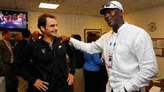 フェデラーにとってマイケル・ジョーダンは「ヒーローのような存在」