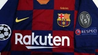 バルサから医療従事者へ  ユニフォームに感謝のメッセージ