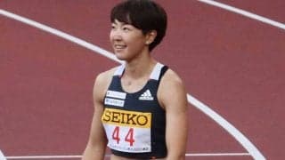 寺田明日香、13秒03の好タイムで今季初戦V　新国立に好感触「凄く走りやすかった」