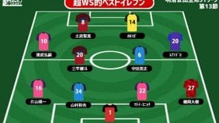 【超WS選定週間ベストイレブン/J1第13節】今季初! 敗戦チームから唯一の選出… 数的不利の中ゴラッソで奮闘