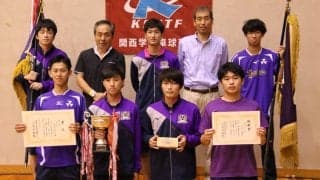 文武両道の同志社大V　公立校出身・永田悠貴、ラスト飾る＜関西学生卓球リーグ男子＞