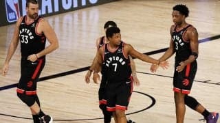 長丁場となった第6戦を制し、イースト決勝進出へ逆王手をかけた昨季覇者ラプターズ