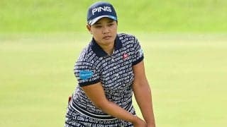 鈴木愛「うーんて感じ」　最終18番の痛恨池ポチャで5位後退「受け入れるしかない」